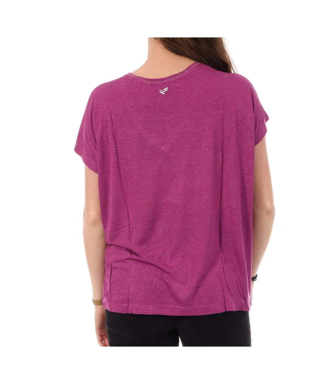 T-Shirt rose femme kaporal lady-2