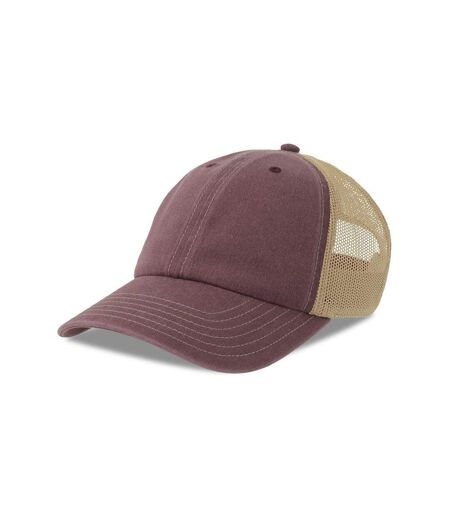 Casquette Trucker Acteon Adulte Bordeaux Kaki Atlantis