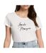 T-shirt Blanc Femme Morgan 241 DOUA - L