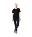 Womens/ladies yala recycled cotton lightweight t-shirt black Iqoniq-3
