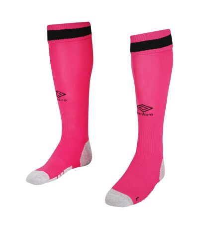 Umbro Mens 23/24 Forest Green Rovers FC Away Socks (Pink/Gray/Black)