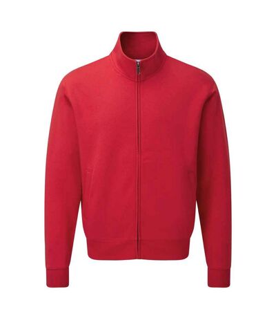 Mens authentic sweat jacket classic red Russell