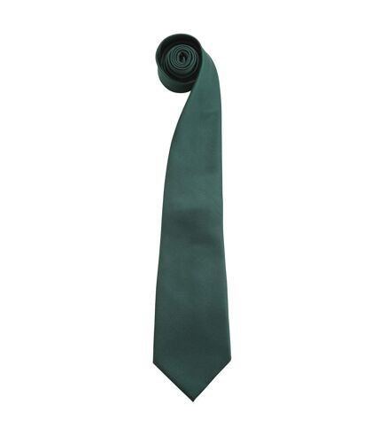 Premier - Cravate unie - Homme (Lot de 2) (Vert bouteille) (Taille unique) - UTRW6935