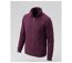 Cardigan Zippé Homme en Polaire Tricot Bordeaux – Col Montant & Coudières Suédine-3