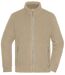 Veste polaire sherpa de travail - Unisexe - JN1862 - beige pierre