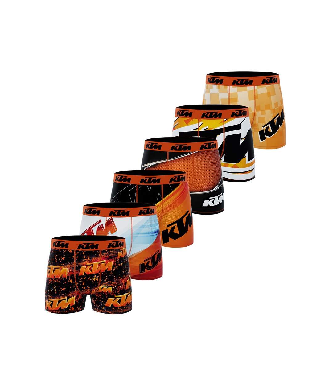 Pack surprise de 6 boxers homme Ktm