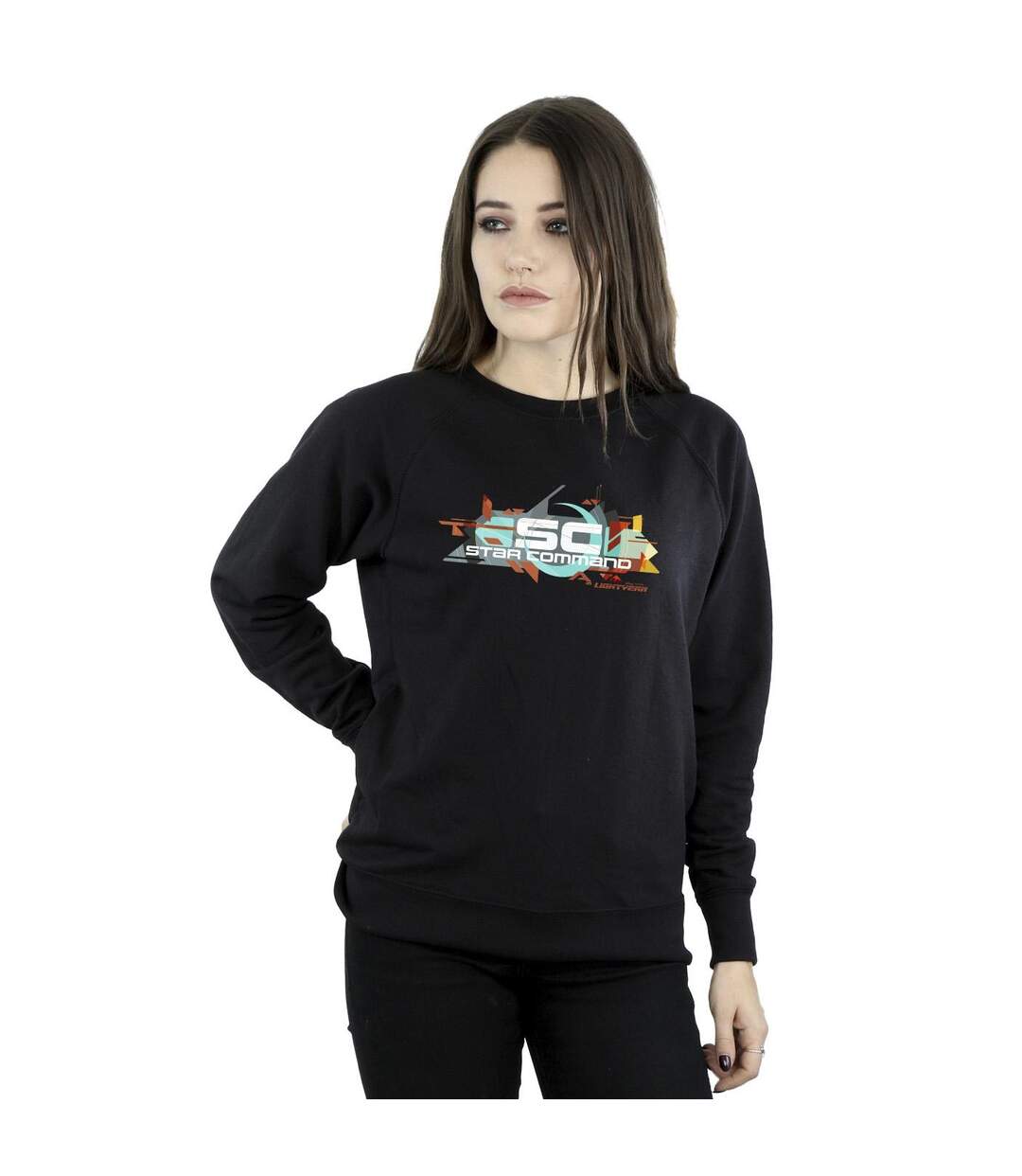 Disney - Sweat LIGHTYEAR STAR COMMAND GRAPHIC TITLE - Femme (Noir) - UTBI25125-2