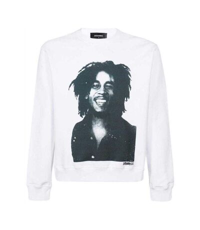 Sweat Motif/style Bob Marley Homme Blanc DSquared2