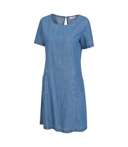 Robe flora femme bleu denim Mountain Warehouse