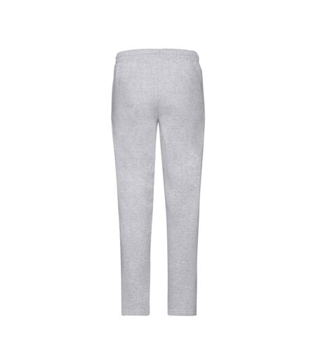 Mens Classic Open Hem Jogging Bottoms Heather Grey Fruit Of The Loom
