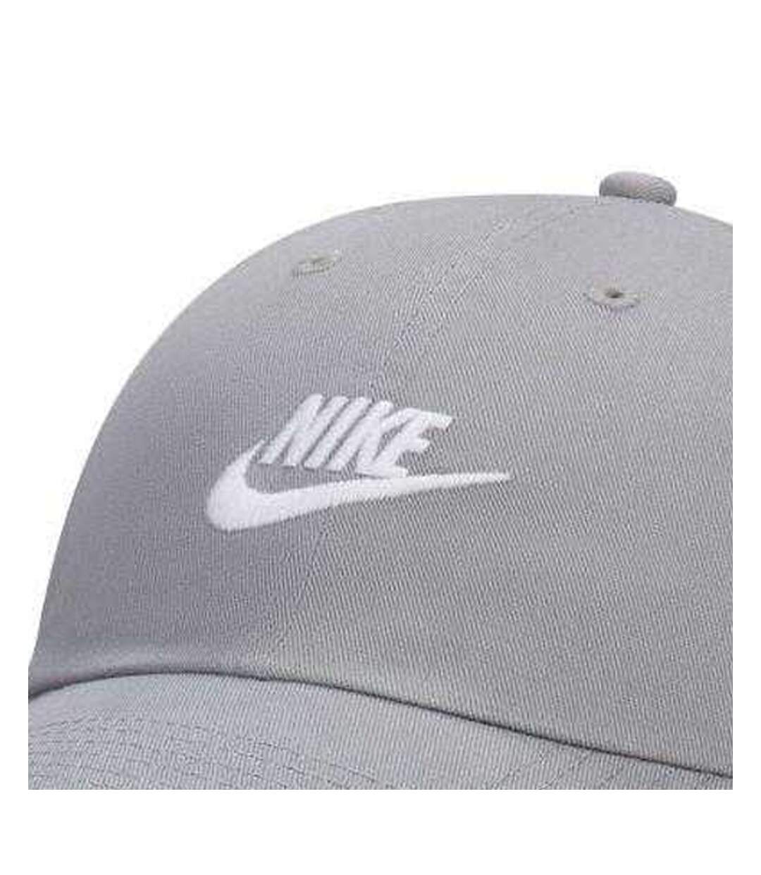 Club Embroidered Logo Baseball Cap Grey Nike-3