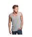 Débardeur Sans Manches Homme Gris Chiné Build Your Brand-4
