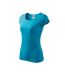 T-shirt Pure Femme Turquoise Vif Malfini-3