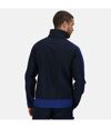 Regatta Contrast Mens 3-Layer Printable Softshell Jacket (Navy/New Royal)