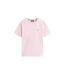 Mens Embroidered Logo Crew Neck T-shirt Pink Lilac Tommy Hilfiger-1
