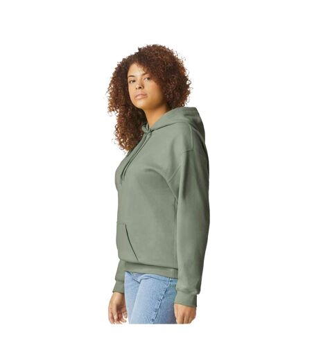 Sweat À Capuche Softstyle Adulte Vert De Gris Gildan