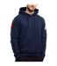 Sweat À Capuche Jukon Homme Bleu Marine Ozoshi-1