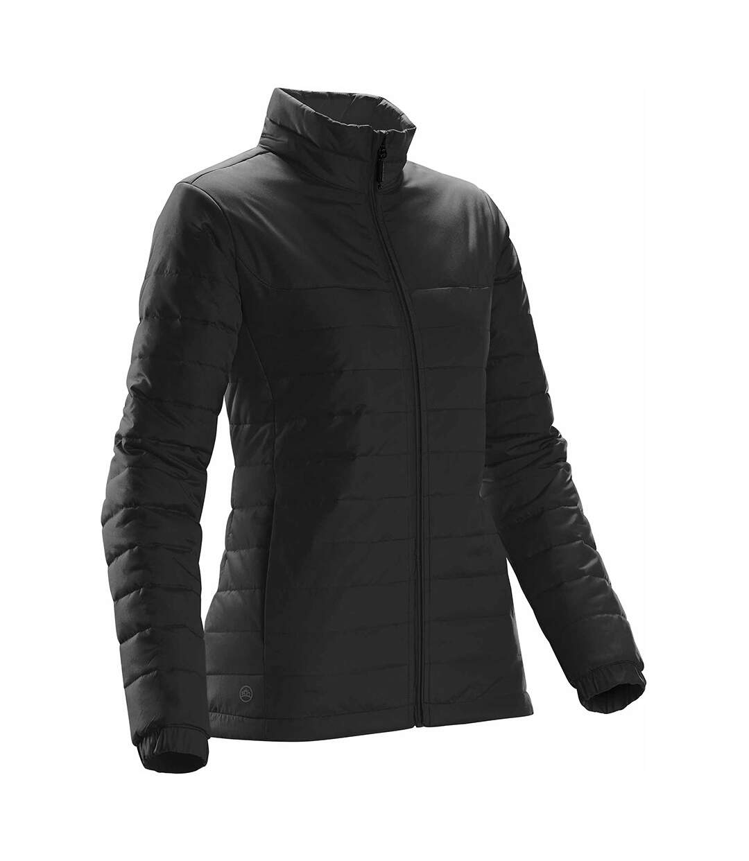 Womens/ladies Nautilus Quilted Padded Jacket Black Stormtech-3