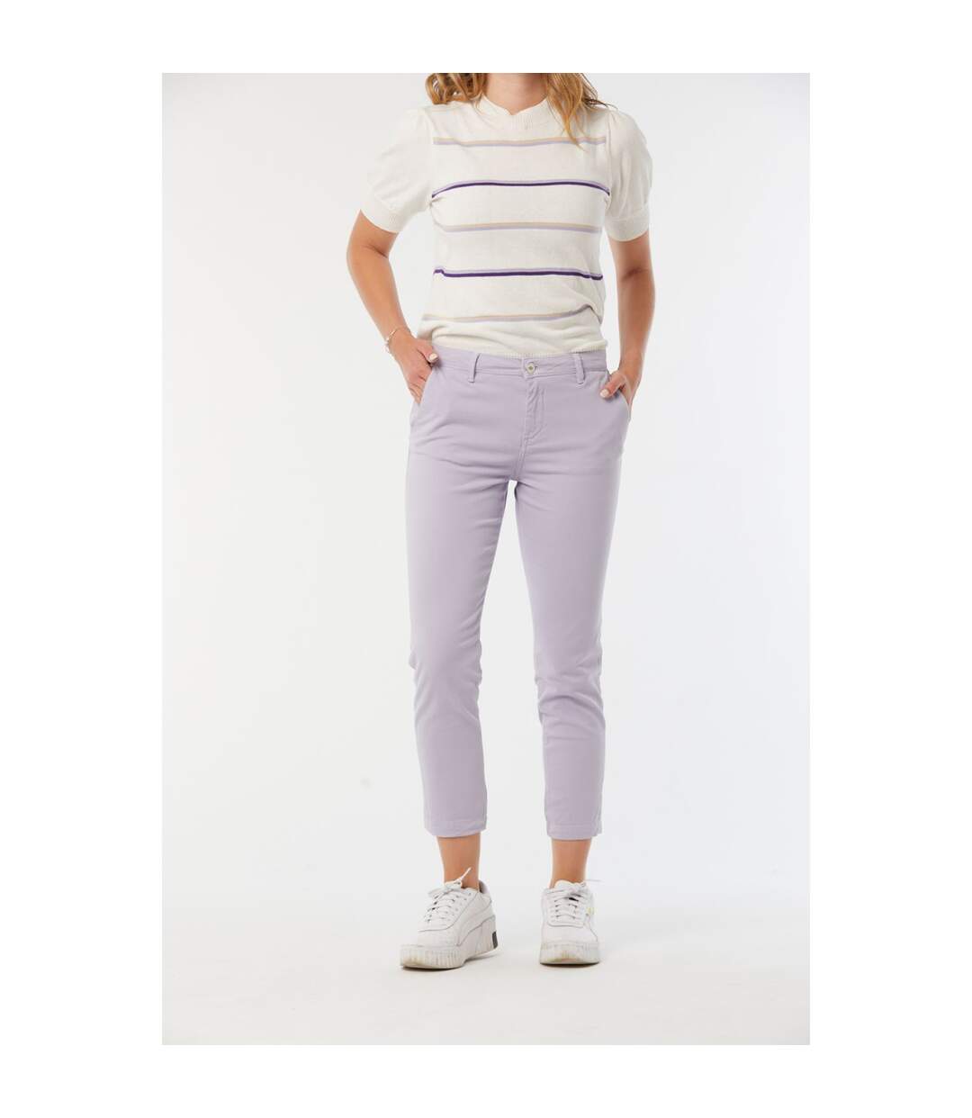 Pantalon coton chino JEMILA