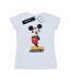 Disney T-shirt en coton Femme/Femme Mickey Mouse Retro Pose (Blanc) - UTBI32557-1