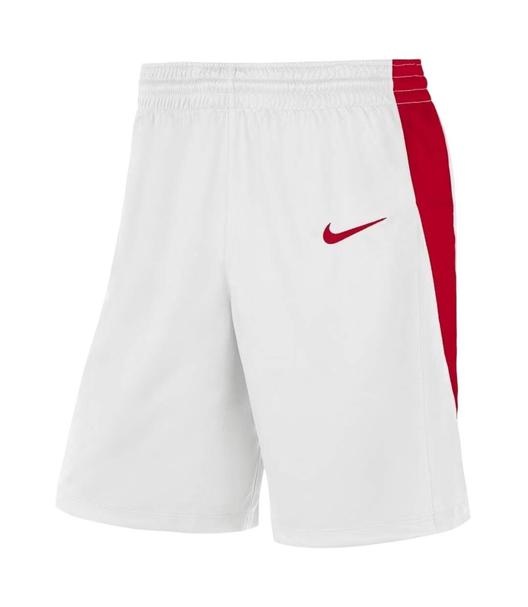 Mens Logo Basketball Shorts White Red Nike-3