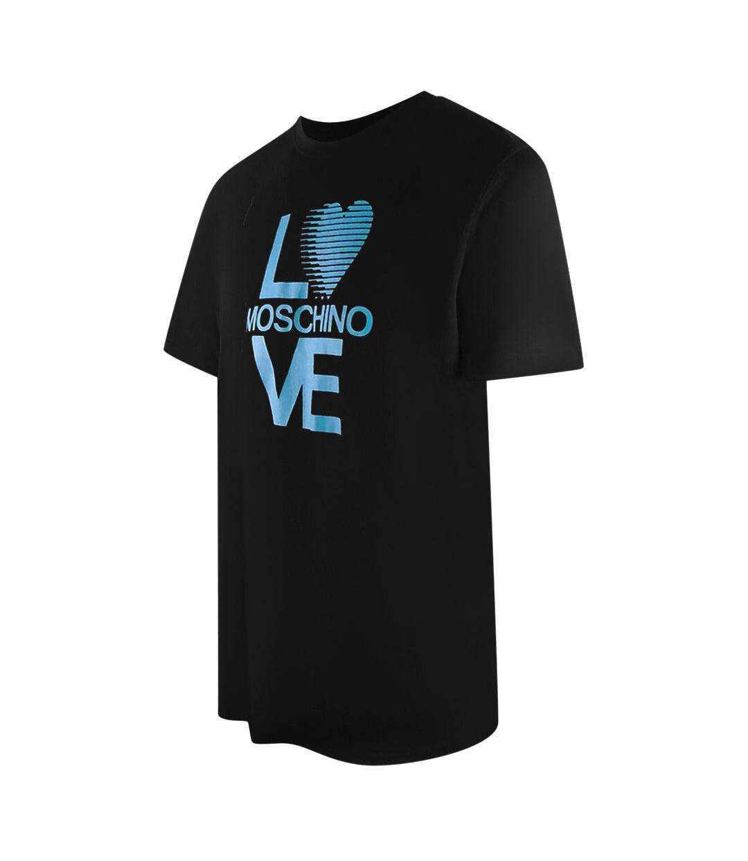 T-shirt Love Homme Noir Love Moschino-3