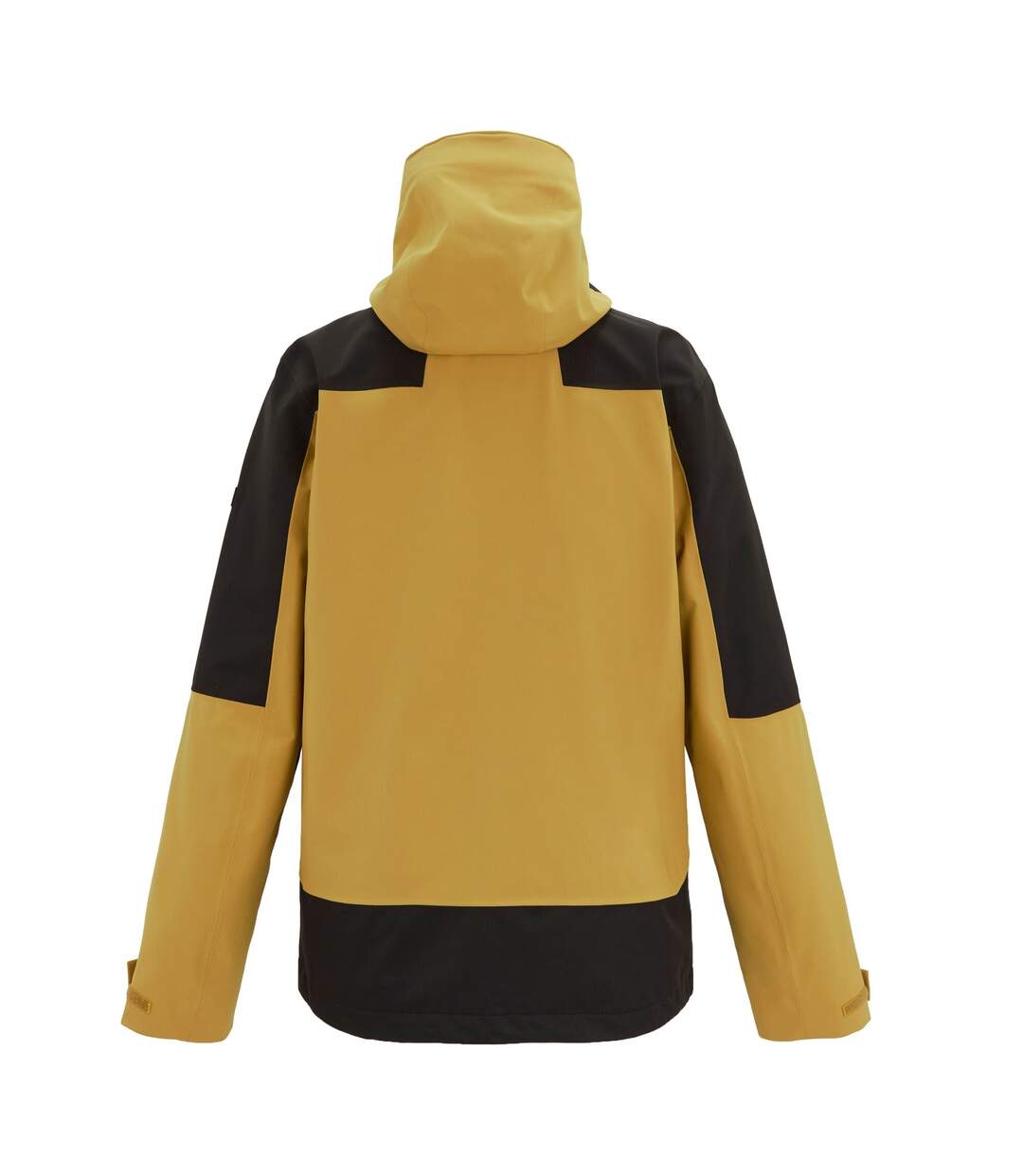 Veste Imperméable Extensible À Capuche Highton Homme Jaune Sombre Noir Regatta-2