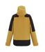 Veste Imperméable Extensible À Capuche Highton Homme Jaune Sombre Noir Regatta-2