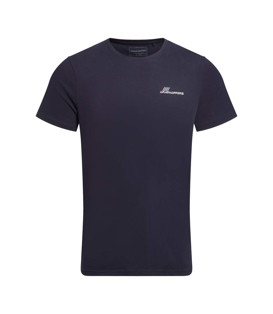 T-shirt Manches Courtes Motif/style Logo Lucent Homme Bleu Marine Imprimé Au Dos Craghoppers-2