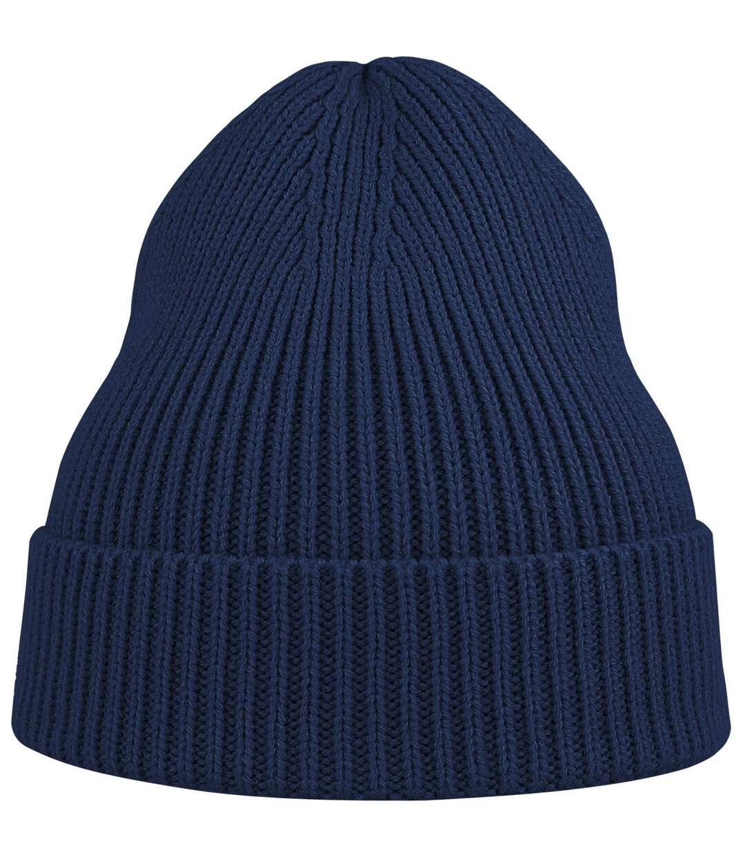 Unisex adult andy recycled polyester beanie navy Atlantis-1