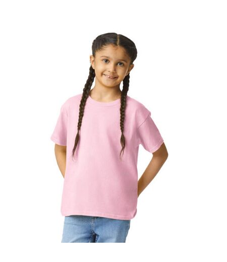T-shirt enfant rose clair Gildan