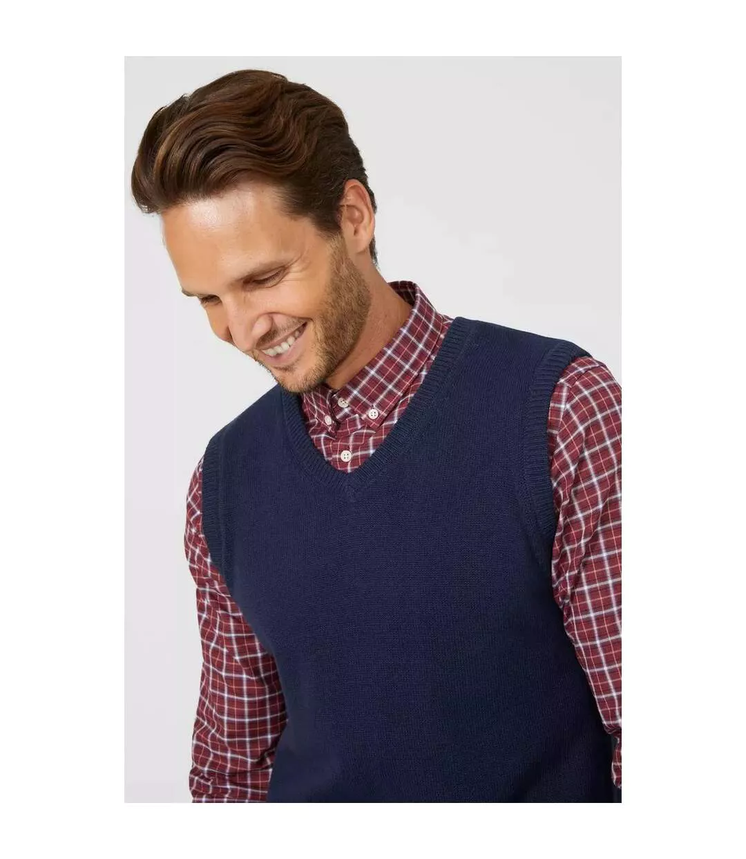 Gilet premium homme bleu marine Maine-3