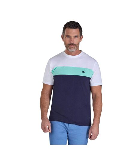 T-shirt Homme Bleu Marine Raging Bull