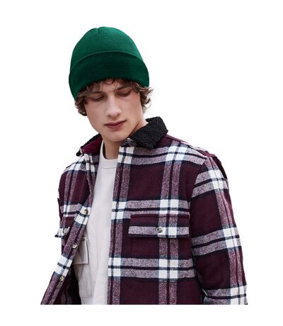 Beechfield Recycled Cuffed Beanie (Bottle Green) - UTPC4700