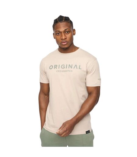 T-shirt Bardon Homme Gris Pâle Crosshatch