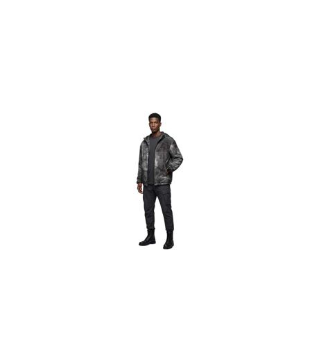Blouson Aviateur Motif/style Effet Marbré Homme Gris Diesel