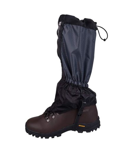 Unisex adult pendle 2 gaiters one size grey Mountain Warehouse