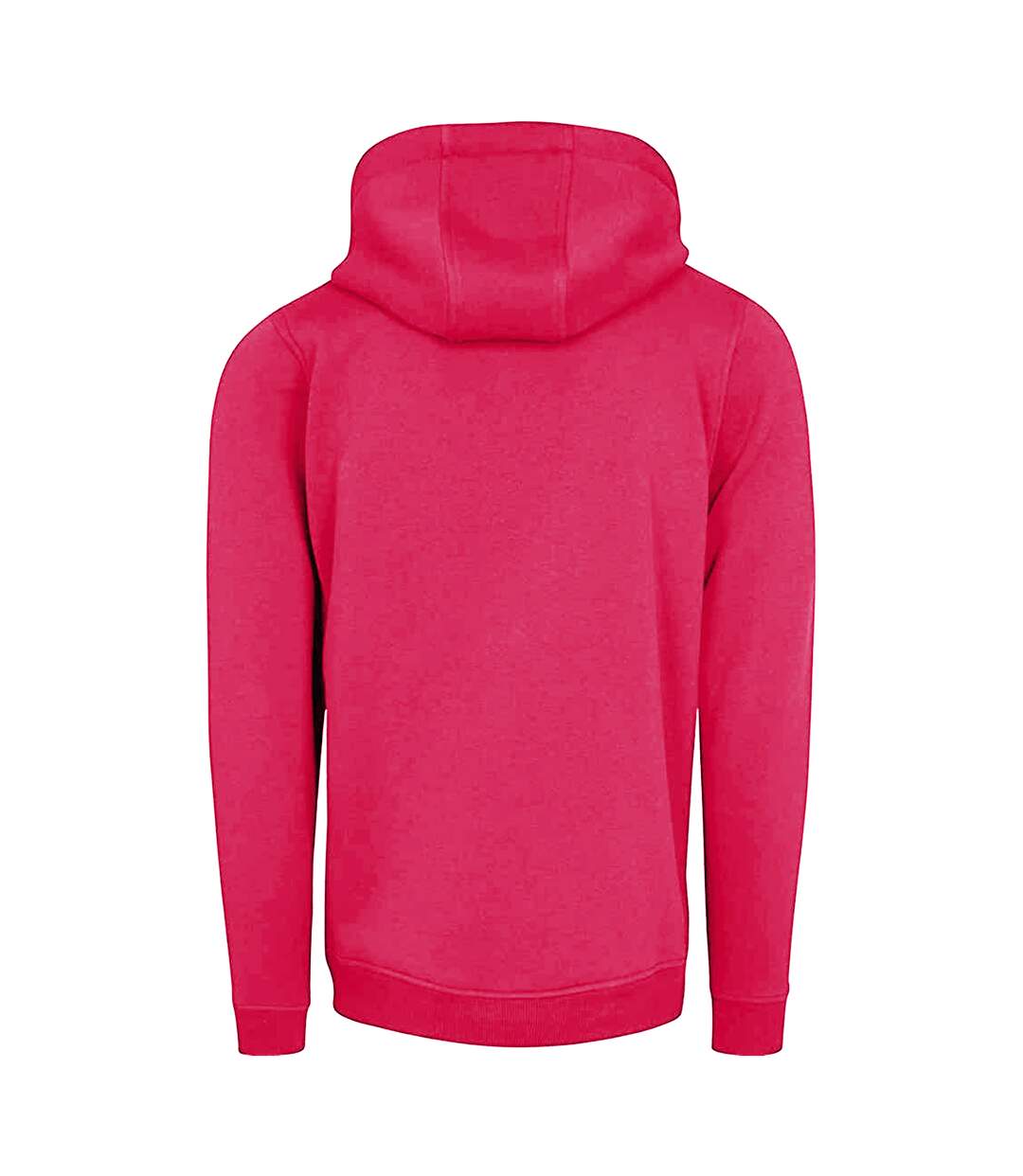 Sweat à capuche hommes rose vif Build Your Brand-2