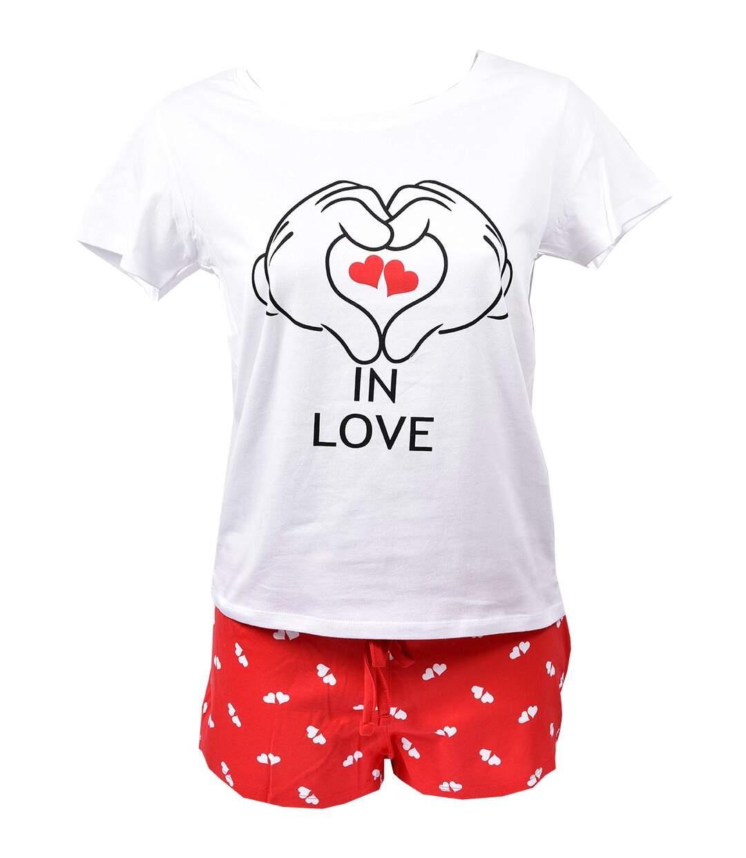 Pyjama Femme MINNIE en Coton -Chaleur,Douceur et Confort- Pack de 2 Pyjacourt EV3583-5