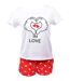 Pyjama Femme MINNIE en Coton -Chaleur,Douceur et Confort- Pack de 2 Pyjacourt EV3583-5