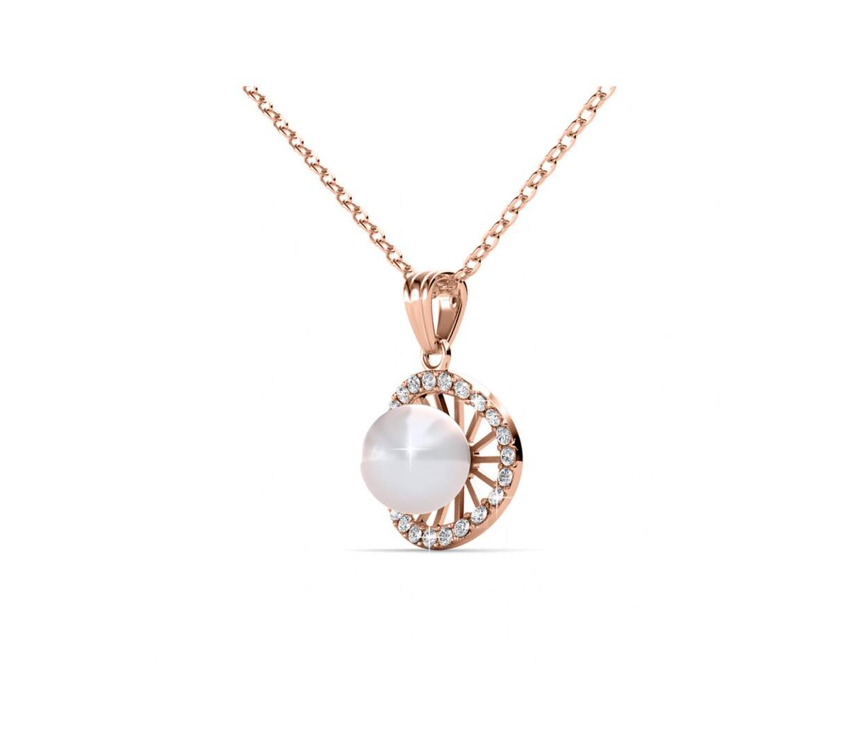 Collier et Pendentif Four Leaf , Cristal d'Autriche-2