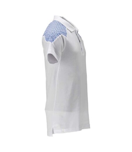 Polo Food & Care Homme Blanc Azur Mascot