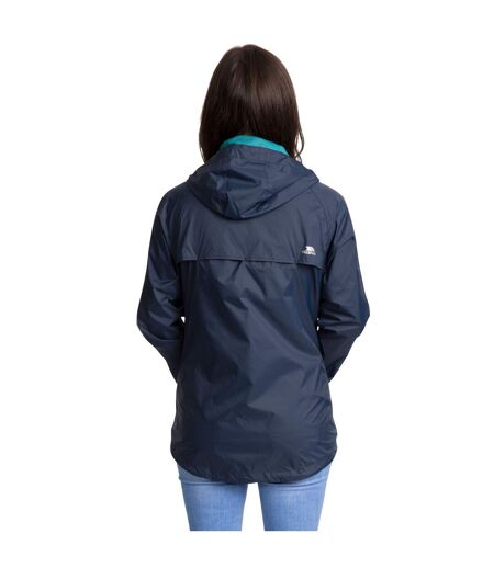 Trespass Womens/Ladies Qikpac Waterproof Packaway Shell Jacket (Navy)