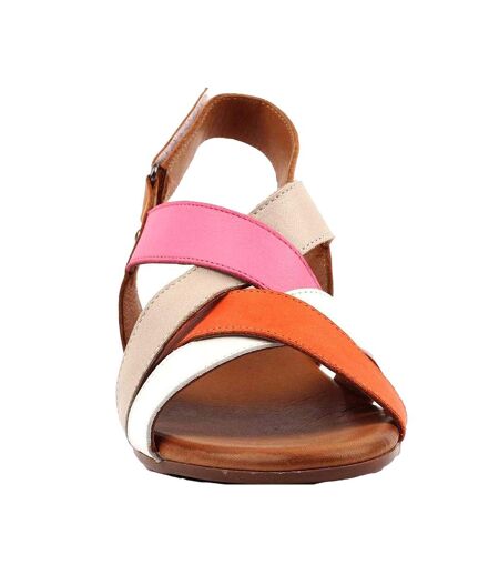 Sandales Olympia Femme Orange Lunar