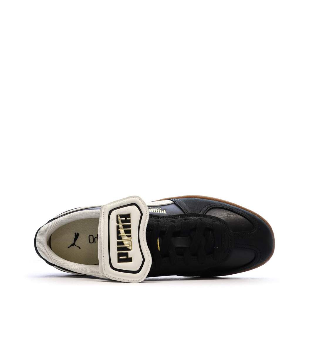 Baskets blanc/noires mixte puma palermo premium-4