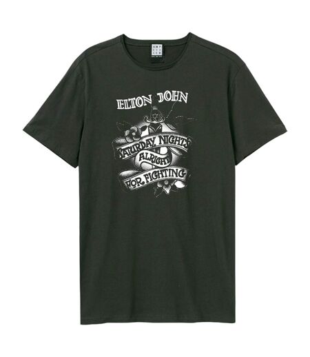 T-shirt Tattoo Adulte Charbon Amplified