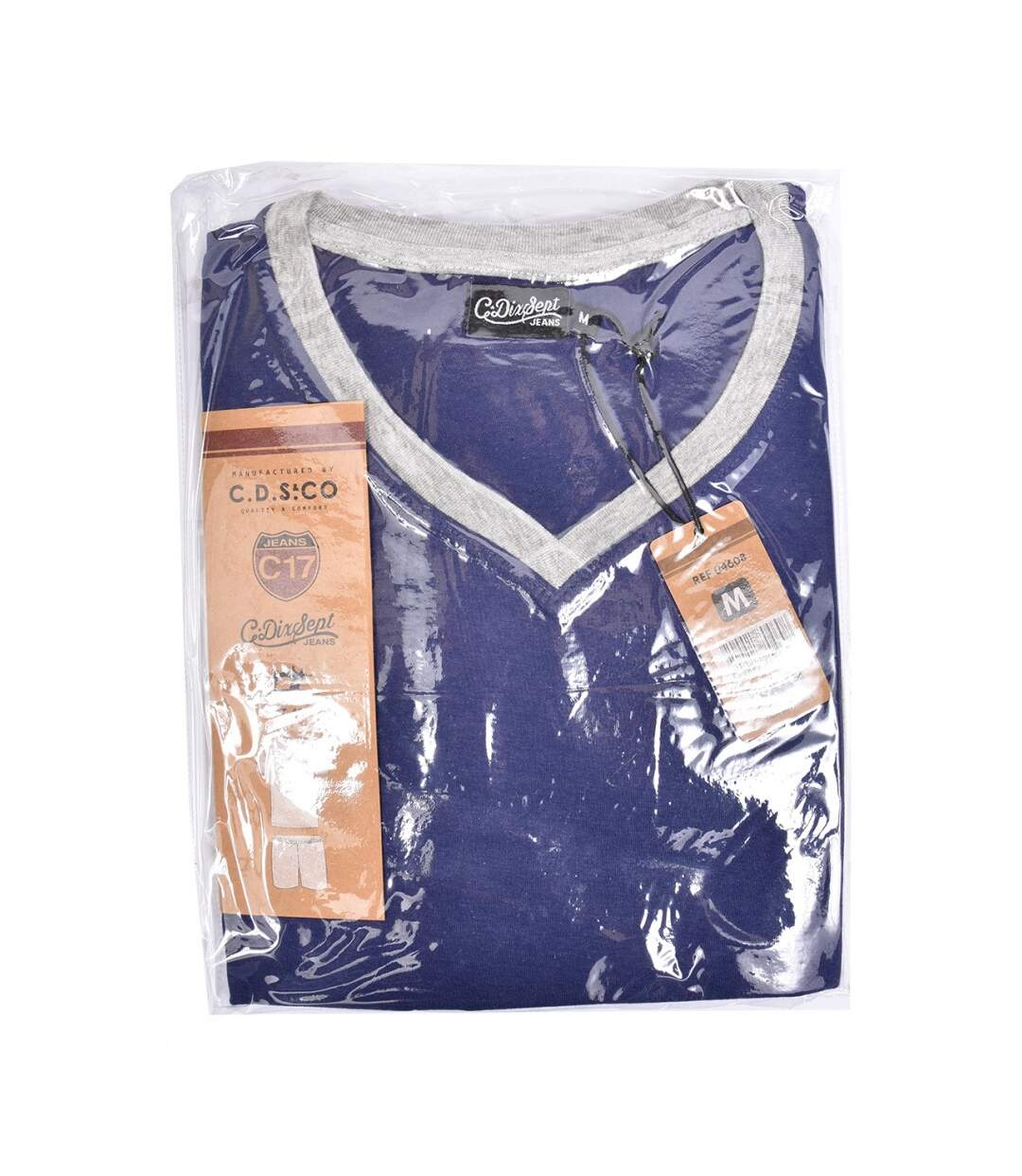 Pyjama Homme C17 JEANS en Coton -Chaleur, Douceur et confort--4