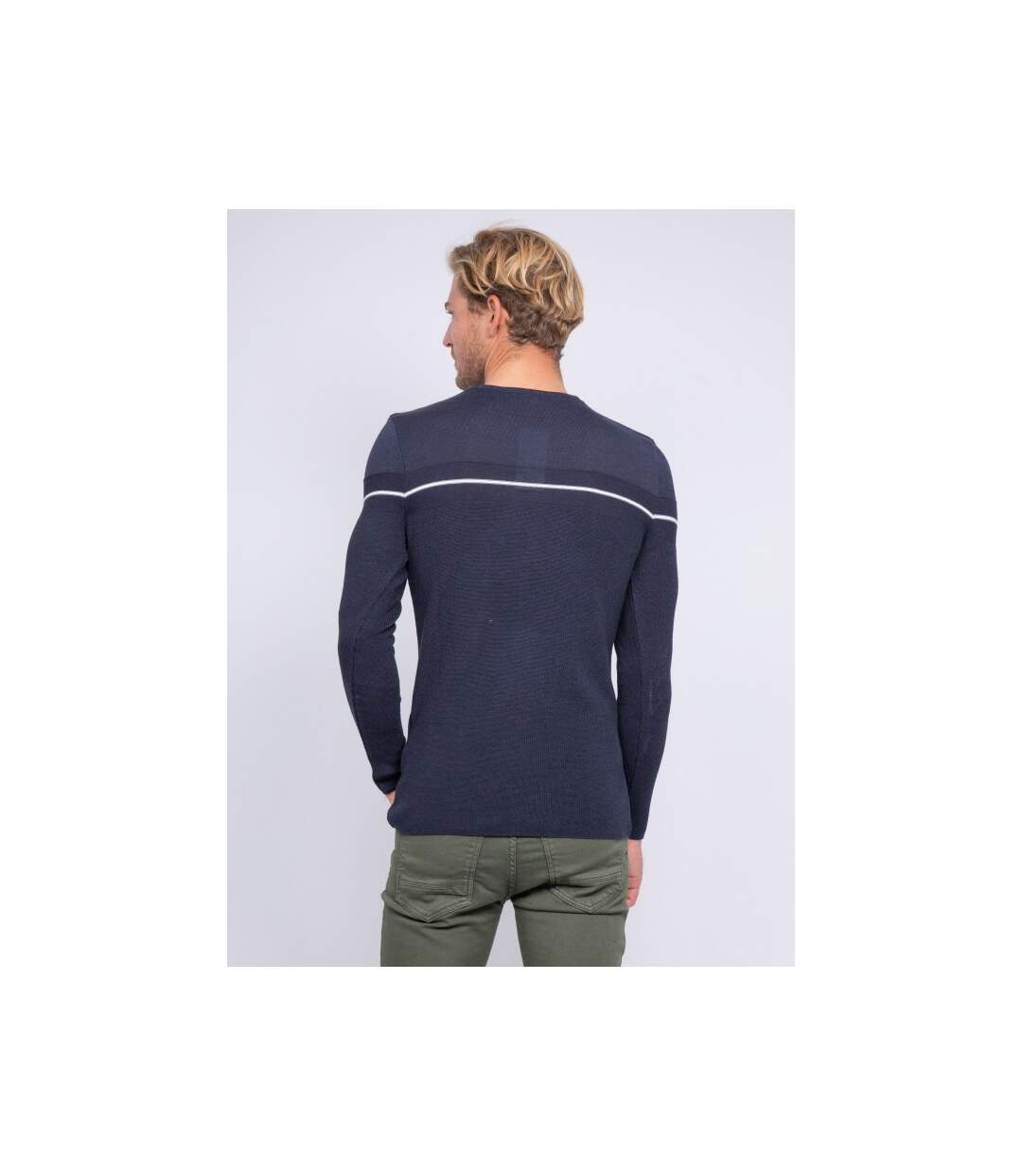 Pull fin col rond LARSONY-2