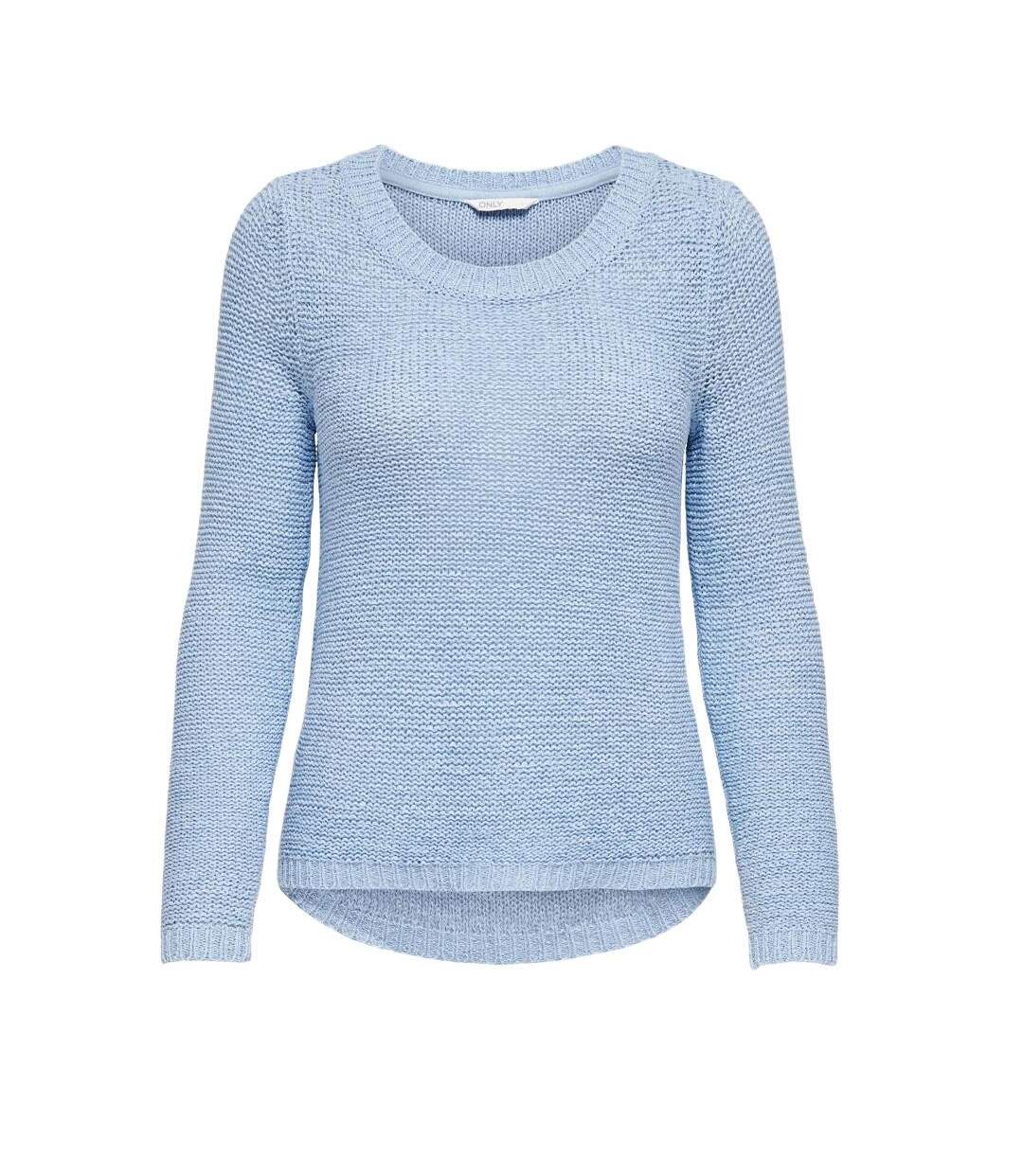 Pull bleu femme only geena-3