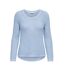 Pull bleu femme only geena-3